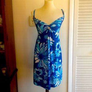 Tropical sundress/beach dress. Size M/L.